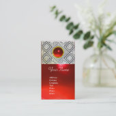 ELGF, rode ruby Visitekaartje (Staand voorkant)