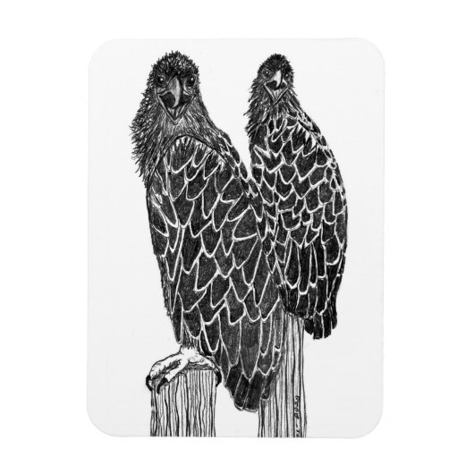 ELGF-SIBLEMENES VOOR LOUNGING + GEVIST OP DE POND MAGNEET (Verticaal)