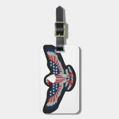 ELGF USA FLAG BAGAGELABEL (Voorkant verticaal)