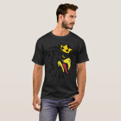 ELGF-VOGELS MET KROEIENDE JONGEN BOLD E T-SHIRT (Voorkant volledig)