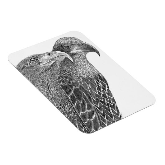 ELGF'S HARRIET + M FLURRY OF FEATHERS & FRIENDS MAGNEET (Rechterzijde)