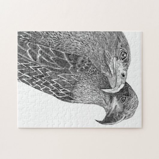 ELGF'S HARRIET + M HOME SRONGER FEATHER FRIENDS LEGPUZZEL (Horizontaal)