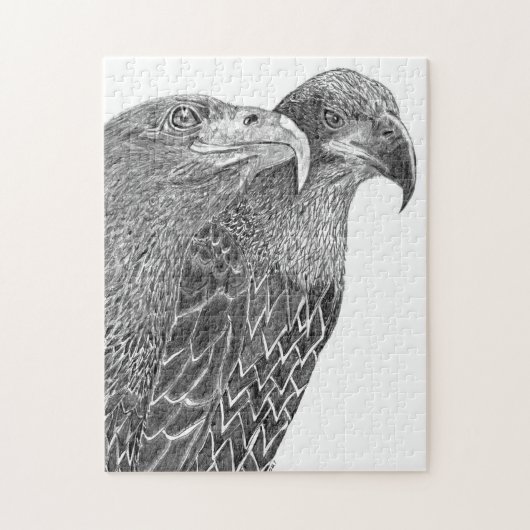 ELGF'S HARRIET + M HOME SRONGER FEATHER FRIENDS LEGPUZZEL (Verticaal)