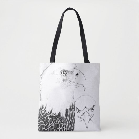 ELGF'S HARRIET + M-PORTRAIT VAN LOVE 2 SIDED ONTWE TOTE BAG (Voorkant)