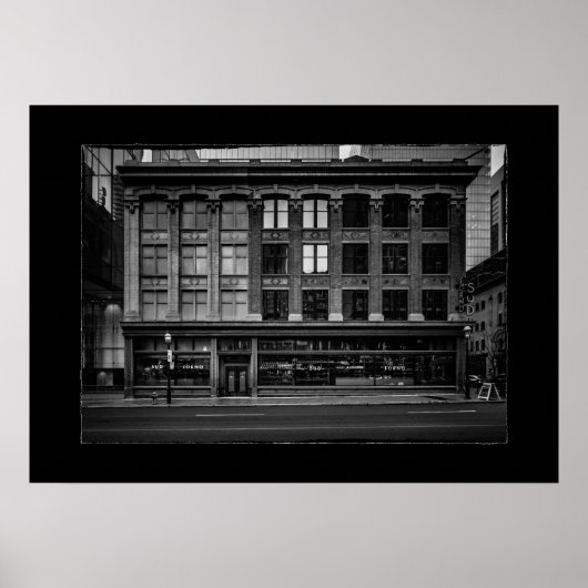 Elgin Building nr. 3 met rand Poster (Voorkant)