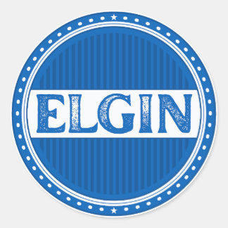 Elgin City Pride Embleem – Schotse identiteit Ronde Sticker