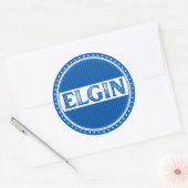 Elgin City Pride Embleem – Schotse identiteit Ronde Sticker (Envelop)