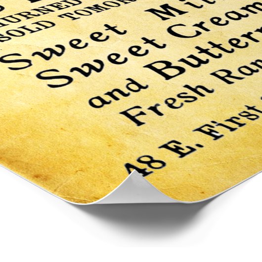  Elgin Dairy Fresh Butter Print (Hoek)