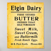  Elgin Dairy Fresh Butter Print (Voorkant)