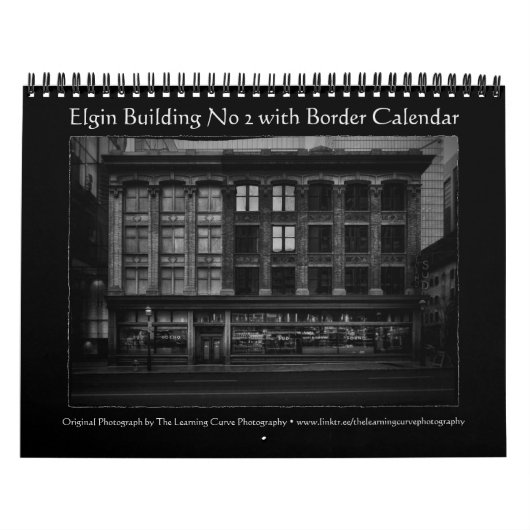 Elgin Gebouw No 2 met rand Kalender (Hoes)