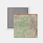 Elgin Illinois 1870 Plat Map Fox Downtown Magneet (Voorkant / Achterkant)