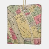 Elgin Illinois 1871 Map Elgin Watch Factory Keramisch Ornament (Links)