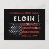 Elgin Illinois Briefkaart (Voorkant)