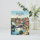 Elgin, Illinois Briefkaart (Staand voorkant)
