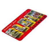 Elgin Illinois IL grote letter Briefkaart magneet! Magneet (Linkerzijde)