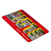 Elgin Illinois IL grote letter Briefkaart magneet! Magneet (Rechterzijde)