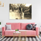 Elgin Illinois Lords Park 1890's Beer op foto's Canvas Afdruk (Insitu (Woonkamer))