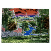 ELGIN ILLINOIS LORDS PARK PAVILION 1920'S ART UITZ GROOT CADEAUZAKJE (Achterkant)