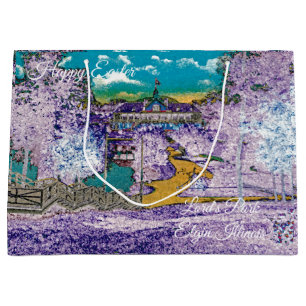 ELGIN ILLINOIS LORDS PARK PAVILION 1920'S Pasen Groot Cadeauzakje