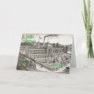 ELGIN NATIONAL WATCH COMPANY ELGIN ILLINOIS 1871 FEESTDAGEN KAART