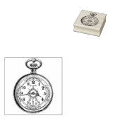 Elgin Old Watch Stamp Rubberstempel (Gestempeld)