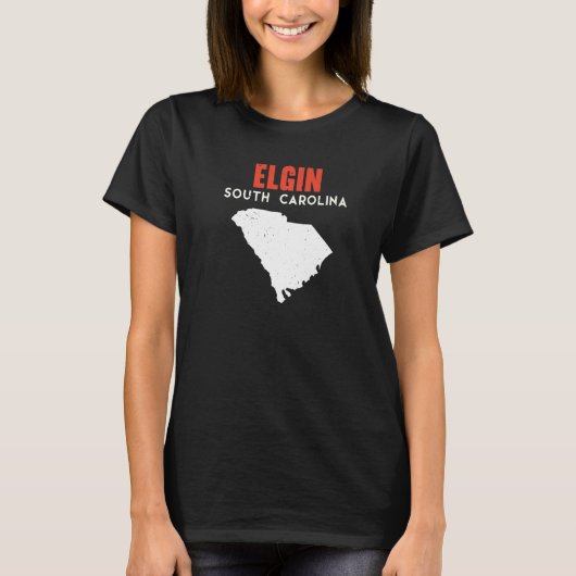 Elgin South Carolina USA State America Travel T-shirt (Voorkant)