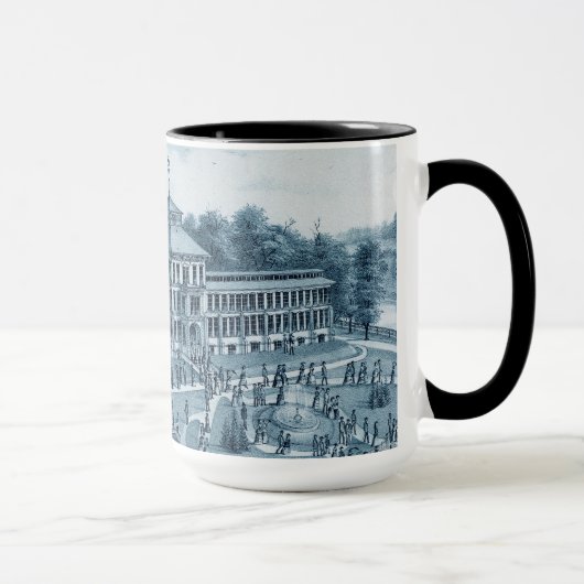 Elgin Watch Factory 1871 Afbeelding Elgin Illinois Mok (Rechts)