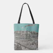 Elgin Watch Factory Elgin Illinois 1871 Tote Bag (Achterkant)