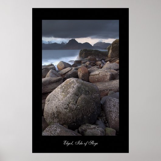 Elgol Beach. Poster door cARTerART (Voorkant)