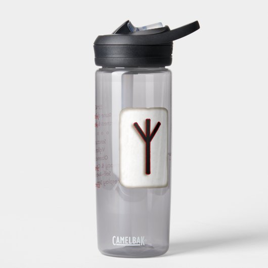 Elhaz "Protection" Rune Stone Waterfles (Links)