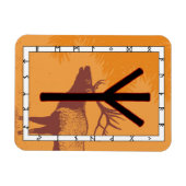 Elhaz Rune Magnet – Bescherming! Magneet (Horizontaal)