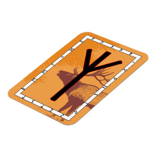 Elhaz Rune Magnet – Bescherming! Magneet (Linkerzijde)