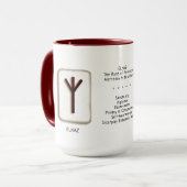 Elhaz RuneStone 15 oz. Mok (Voorkant links)