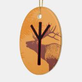 Elhaz Viking Rune Yule Ornament - Bescherming! (Links)
