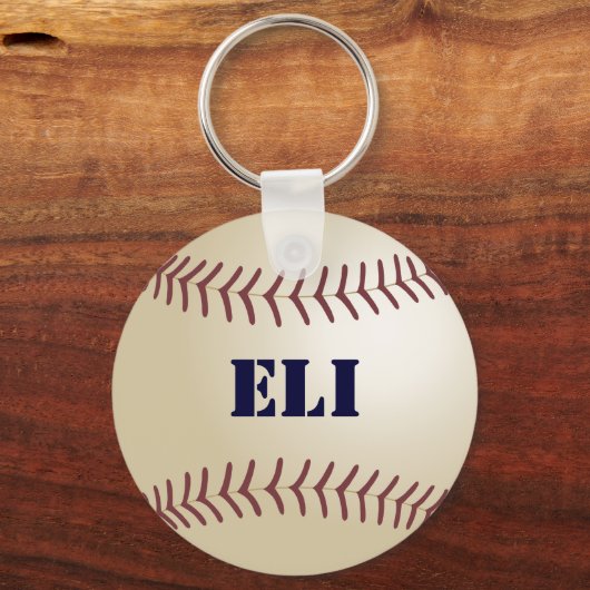 Eli Baseball Keychain by 369MyName (Voorkant)