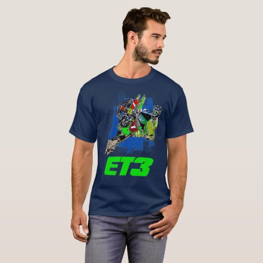 Eli ET3 Tomac Supercross 2021 Motocross 2022 T-shirt (Voorkant volledig)
