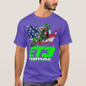 ELI ET3 TOMAC USA FLAG 450SX MOTOCROSS ET1 T-SHIRT (Voorkant)