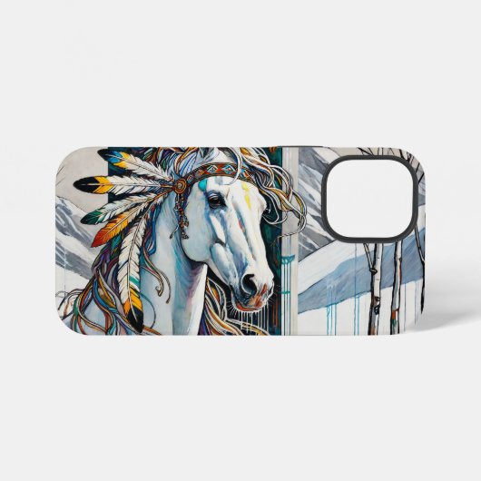 Eli met Aspens iPhone 12 Mini Stoere Hoesje iPhone Hoesje (Achterkant horizontaal)