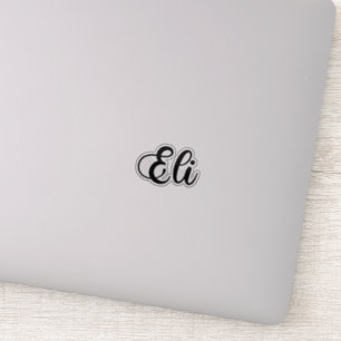 Eli Naam - Handgeschreven kalligrafie Sticker