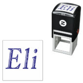Eli naam Logo, Zelfinktende Stempel (In situ)
