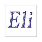 Eli naam Logo, Zelfinktende Stempel (Design)
