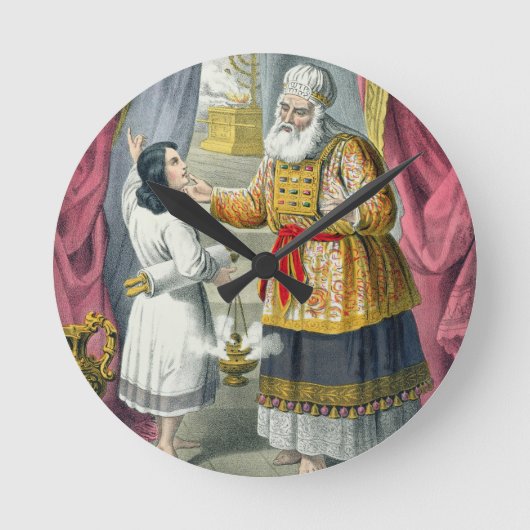 Eli ondervraagt Samuel over het gezichtsvermogen v Ronde Klok (Voorkant)