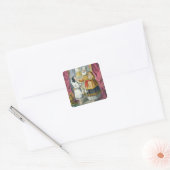 Eli ondervraagt Samuel over het gezichtsvermogen v Vierkante Sticker (Envelop)