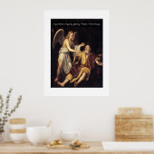 Elia & de engel poster (Keuken)