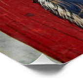 Elia, de profeet met een orthodox zwaard perfect poster (Hoek)