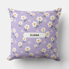 Eliana Gepersonaliseerd Madeliefje Bloemmotief Kussen