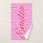 Eliana Herhalend Naam Patroon  Bad Handdoek (Handdoek)