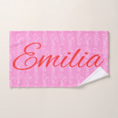 Eliana Herhalend Naam Patroon  Bad Handdoek (Handdoek)