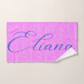 Eliana Herhalende Naam Patroon Bad Handdoek (Handdoek)