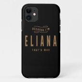 Eliana Name Personalized Birthday Name Eliana Case-Mate iPhone Case (Achterkant)